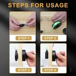 Estrattore Di Filo Magnetico, Set Di Estrattori Di Filo Magnetico Con Usato Per Elettricista/riparazione Dispositivo Di Scorrimento Del Cavo Regalo Per Marito/padre -ProSald Italia 88941107 5