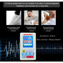 Contatore Geiger Portatile Portatile Rivelatore Di Radiazioni Nucleari Multifunzionale Personals Dosimetro Rivelatori Di Marmo Beta Gamma X-ray Tester ,White -ProSald Italia 89822337 3