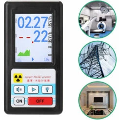 Rilevatore Di Radiazioni Nucleari Contatore Geiger Misuratore Di Rilevamento Radioattivo Portatile Dosimetro Radioattivo Rivelatore Beta Gamma A Raggi X, Nero 11 Rilevatore Di Radiazioni Nucleari Contatore Geiger Misuratore Di Rilevamento Radioattivo Portatile Dosimetro Radioattivo Rivelatore Beta Gamma A Raggi X, Nero -ProSald Italia 89824811 5