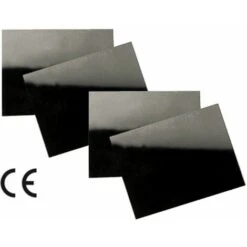 Vetro Inattinico Per Maschera Saldatore Mm 75x98 Vetrino Nero