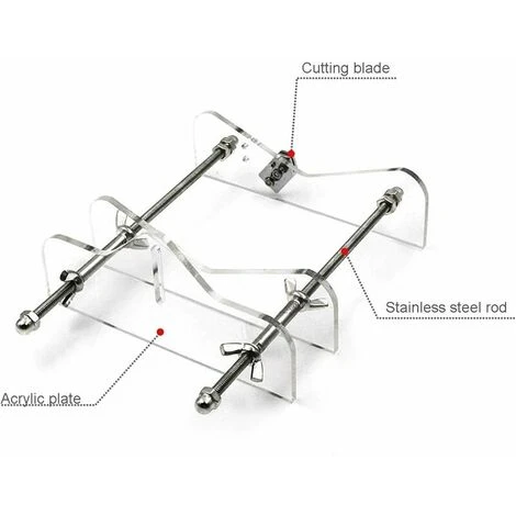 Tagliabottiglie Di Vetro Professionale Per Vino, Birra, Vetro, Tagliabottiglie Per Varie Dimensioni E Forme, Materiale Acrilico E Metallo (blu) 5 Tagliabottiglie Di Vetro Professionale Per Vino, Birra, Vetro, Tagliabottiglie Per Varie Dimensioni E Forme, Materiale Acrilico E Metallo (blu) - immagine 3