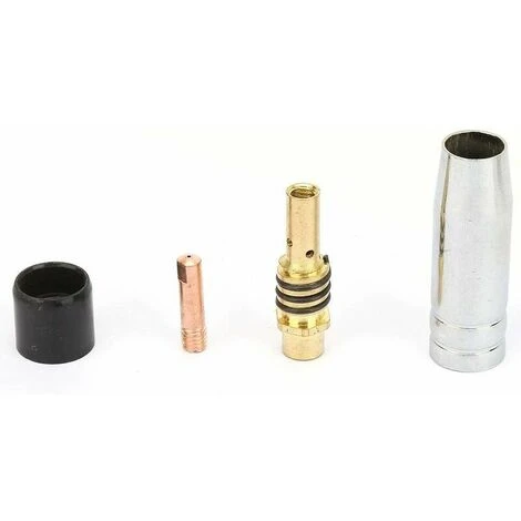 24pcs 0.8 Contact MIG Contact Welding Contact Welder Welding Consumables Kit Compatibile Per Binzel 15AK Welding Torch Gun 5 24pcs 0.8 Contact MIG Contact Welding Contact Welder Welding Consumables Kit Compatibile Per Binzel 15AK Welding Torch Gun - immagine 3