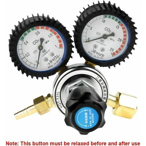 Riduttore Di Pressione CO2, Regolatore Per Bombola Di Gas CO2, Riduttore Di Pressione Per Saldatura Di Anidride Carbonica G5/8, Per Saldatura A Gas, Taglio E Altri Processi 6 Riduttore Di Pressione CO2, Regolatore Per Bombola Di Gas CO2, Riduttore Di Pressione Per Saldatura Di Anidride Carbonica G5/8, Per Saldatura A Gas, Taglio E Altri Processi - immagine 4
