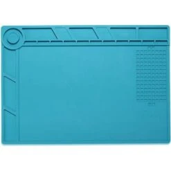 Tappetino Da Lavoro Per Saldatura PCB In Silicone, Tappetino Da Lavoro Per Riparazione Resistente Al Calore Magnetico, Cuscinetto Isolante Per Saldatura (35x25cm, S-140)