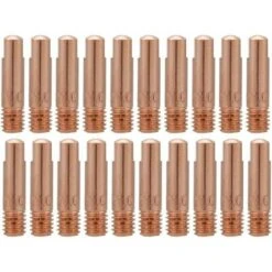 Punte Di Contatto Per Saldatura 20 Punte Di Contatto In Rame Per Materiali Di Consumo Per Torce Di Saldatura MIG/MAG 15AK (0,8)