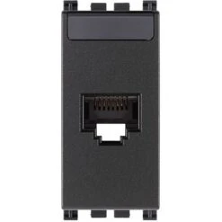 Presa RJ45 Con Connettore NetSafe Cat6 Serie Civile Vimar Arkè Grigio Cod. 19339.13 -ProSald Italia 92940694 4