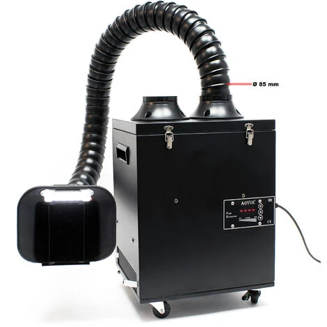 AOYUE FEK-01 Assorbitore Aspiratore Estrattore Di Fumo A Due Bracci Con Illuminazione A LED 5 AOYUE FEK-01 Assorbitore Aspiratore Estrattore Di Fumo A Due Bracci Con Illuminazione A LED - immagine 3