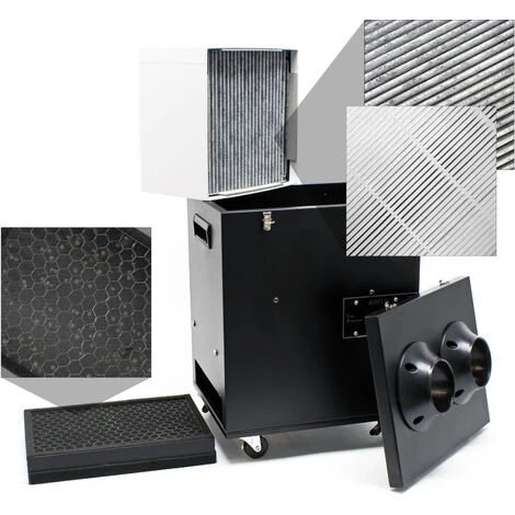 AOYUE FEK-01 Assorbitore Aspiratore Estrattore Di Fumo A Due Bracci Con Illuminazione A LED 6 AOYUE FEK-01 Assorbitore Aspiratore Estrattore Di Fumo A Due Bracci Con Illuminazione A LED - immagine 4