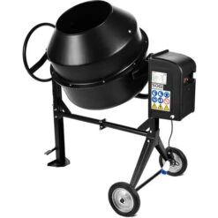 BETONIERA ELETTRICA 160L 650W IMPASTATRICE MISCELATORE CEMENTO SOGI BEM-160