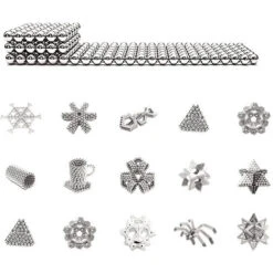 Set Di Sfere Magnetiche Da 1000 Pezzi Da 3 Mm Set Di Giocattoli Da Costruzione Per Alleviare Lo Stress Del Cubo Magnetico Adatto A Bambini Di Età Superiore A 10 Anni Mix 10 Colori -ProSald Italia 94712793 5