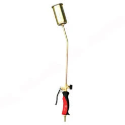 CANNELLO BRUCIATORE A TORCIA A GAS IN OTTONE BECCO Ømm60 70cm