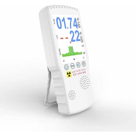 Contatore Geiger Portatile Portatile Rilevatore Multifunzionale Di Radiazioni Nucleari E Elettromagnetico (bianco) 5 Contatore Geiger Portatile Portatile Rilevatore Multifunzionale Di Radiazioni Nucleari E Elettromagnetico (bianco) - immagine 3