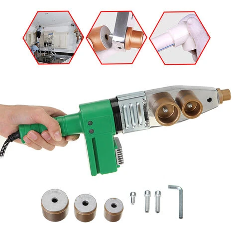 Riscaldamento Elettrico Completamente Automatico Verde Per Saldatrice Per Tubi PB PPR PE PPR 4 Riscaldamento Elettrico Completamente Automatico Verde Per Saldatrice Per Tubi PB PPR PE PPR - immagine 2