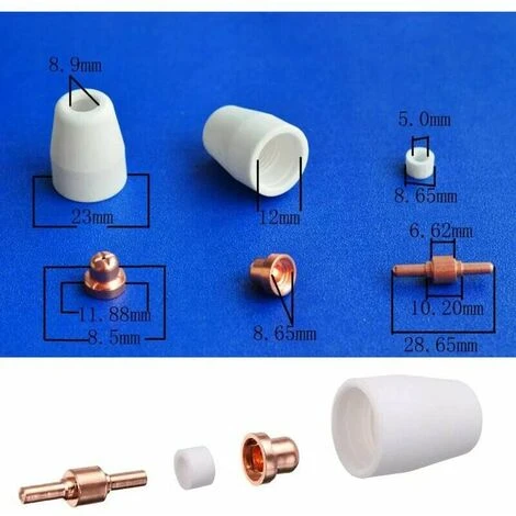 Plasma Taglio Elettrodo Punta Ugello Plasma Cutter Per LG-40 PT-31 CUT40 CUT50100pcs Consumabili Taglio Plasma Aria 7 Plasma Taglio Elettrodo Punta Ugello Plasma Cutter Per LG-40 PT-31 CUT40 CUT50100pcs Consumabili Taglio Plasma Aria - immagine 5