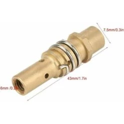 Ugello Portapunte Da 10 Pezzi Accessorio Consumabile Per Saldatura MIG Per Torcia Torcia 15AK, Accessorio Per Saldatura MIG -ProSald Italia 95787468 2