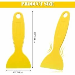 LITZEE 12 Pezzi Spatola Di Plastica Spatola Per Stucco, Strumento Di Installazione Di Adesivi Raschietti Per Vernice Flessibili Per Stampa 3D Rimozione Della Resina Detergente Per Involucri Di Vinile -ProSald Italia 96298487 5