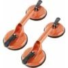 LITZEE Ventosa Un Set Di 2 Ventose In Vetro In Alluminio Con Potenza Di Aspirazione Orizzontale 100 Kg E Potenza Di Aspirazione Verticale 85 Kg Ventose Per Vetro Con Doppia Ventosa Arancione -ProSald Italia 96300277 1