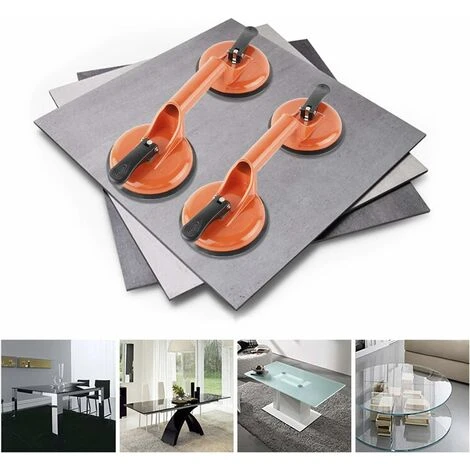 LITZEE Ventosa Un Set Di 2 Ventose In Vetro In Alluminio Con Potenza Di Aspirazione Orizzontale 100 Kg E Potenza Di Aspirazione Verticale 85 Kg Ventose Per Vetro Con Doppia Ventosa Arancione 7 LITZEE Ventosa Un Set Di 2 Ventose In Vetro In Alluminio Con Potenza Di Aspirazione Orizzontale 100 Kg E Potenza Di Aspirazione Verticale 85 Kg Ventose Per Vetro Con Doppia Ventosa Arancione - immagine 5