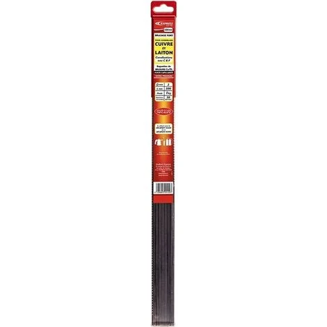 Barre Per Brasatura Cu/Ph 6,6% Ø2 X 500 Mm GUILBERT EXPRESS - Scatola Da 1 Kg - 500100 3 Barre Per Brasatura Cu/Ph 6,6% Ø2 X 500 Mm GUILBERT EXPRESS - Scatola Da 1 Kg - 500100