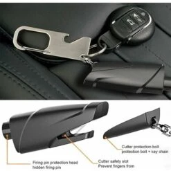Martelli Di Sicurezza Per Auto, Martello Di Sicurezza Per Auto, Rompivetro Per Auto, Rompivetro Con Tagliacinture, Per Aprire I Finestrini Dell'auto In Caso Di Emergenza -ProSald Italia 97075707 4