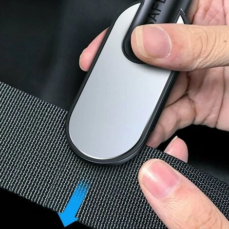 Martello Di Sicurezza Per Auto, Rompivetro Con Taglierina Per Cintura Di Sicurezza - Martello Per Vetri Per Finestrini Automatici In Metallo Strumento Di Fuga Emergente Per Autosoccorso 6 Martello Di Sicurezza Per Auto, Rompivetro Con Taglierina Per Cintura Di Sicurezza - Martello Per Vetri Per Finestrini Automatici In Metallo Strumento Di Fuga Emergente Per Autosoccorso - immagine 4