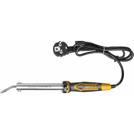 Saldatore A Stagno Punta Piegata Piatta INGCO 60W Professionale Elettrico Con Base Di Appoggio 3 Saldatore A Stagno Punta Piegata Piatta INGCO 60W Professionale Elettrico Con Base Di Appoggio