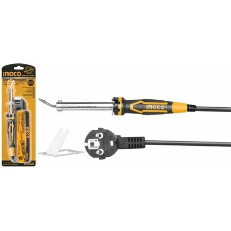Saldatore A Stagno Punta Piegata Piatta INGCO 60W Professionale Elettrico Con Base Di Appoggio 5 Saldatore A Stagno Punta Piegata Piatta INGCO 60W Professionale Elettrico Con Base Di Appoggio - immagine 3
