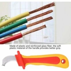 Coltello Da Elettricista Isolato A Punta Dritta Da 1000 V. Tagliacavi Rapido Antimagnetico -ProSald Italia 98122161 4