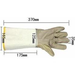 Guanti Da Saldatura Da 38 Cm Guanti Da Taglio Resistenti Al Calore Resistenti Ai Graffi In Pelle Bovina Per Barbecue Giardinaggio Fornello Da Campeggio Camino, 1 Paio -ProSald Italia 98128697 2