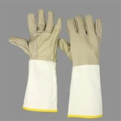 Guanti Da Saldatura Da 38 Cm Guanti Da Taglio Resistenti Al Calore Resistenti Ai Graffi In Pelle Bovina Per Barbecue Giardinaggio Fornello Da Campeggio Camino, 1 Paio -ProSald Italia 98128697 5