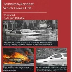 Martello Di Sicurezza Portatile Strumento Di Fuga Di Emergenza, Rompivetri Multifunzione Con Taglierina Per Cintura Di Sicurezza, Rompivetri Per Auto, Gadget Di Emergenza Di Salvataggio, Strumento Di -ProSald Italia 98129462 4