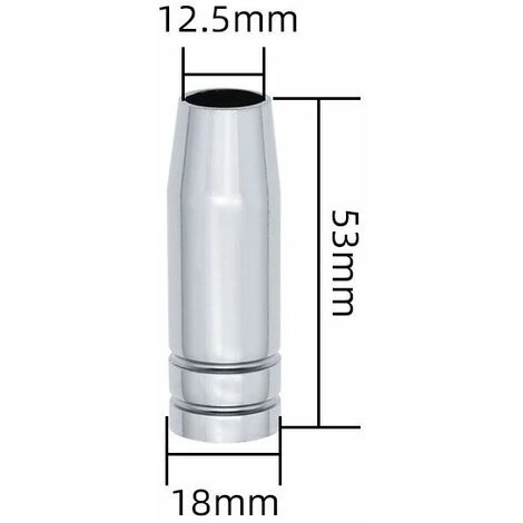 Ugello Per Torcia 15AK Ugello Conico In Rame Consumabili Per Saldatore Accessori Per Torcia 15AK 4 Ugello Per Torcia 15AK Ugello Conico In Rame Consumabili Per Saldatore Accessori Per Torcia 15AK - immagine 2