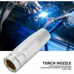 Ugello Per Torcia 15AK Ugello Conico In Rame Consumabili Per Saldatore Accessori Per Torcia 15AK 10 Ugello Per Torcia 15AK Ugello Conico In Rame Consumabili Per Saldatore Accessori Per Torcia 15AK -ProSald Italia 98141773 4