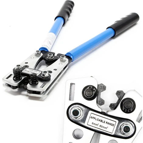 Pinza Crimpatrice 6-50 Mm² Utensile Per Crimpatura 3 Pinza Crimpatrice 6-50 Mm² Utensile Per Crimpatura