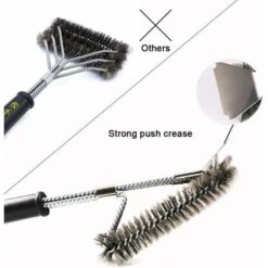 Spazzola Per Barbecue Con Spatola In Acciaio Inossidabile 304 E Manico Lungo - Ideale Per Griglia A Carbone O Elettrica, Kueatily -ProSald Italia 98381320 3