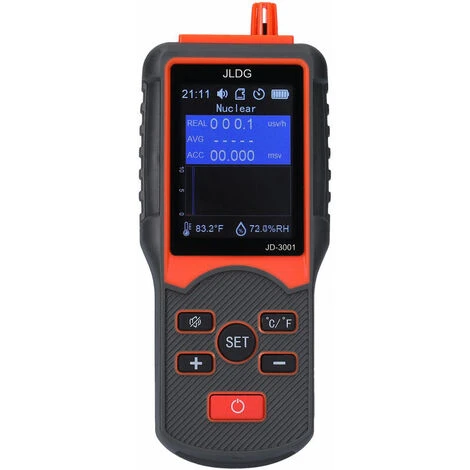 Contatore Geiger Portatile 2 In 1 + Rilevatore Di Radiazioni Nucleari, Misuratore Di Temperatura E Umidità Multifunzione Con Funzione Di Esportazione Dati 5 Contatore Geiger Portatile 2 In 1 + Rilevatore Di Radiazioni Nucleari, Misuratore Di Temperatura E Umidità Multifunzione Con Funzione Di Esportazione Dati - immagine 3