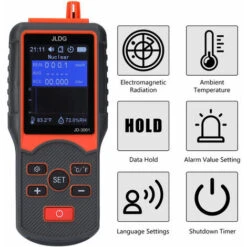 Contatore Geiger Portatile 2 In 1 + Rilevatore Di Radiazioni Nucleari, Misuratore Di Temperatura E Umidità Multifunzione Con Funzione Di Esportazione Dati 11 Contatore Geiger Portatile 2 In 1 + Rilevatore Di Radiazioni Nucleari, Misuratore Di Temperatura E Umidità Multifunzione Con Funzione Di Esportazione Dati -ProSald Italia 98703164 5