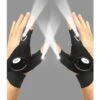 Guanti Con Torcia A LED, Regali Per Uomo, Lui, Papà, Fidanzato, Fantastico Gadget, Luci A Mani Libere Per Campeggio, Pesca, Riparazione, Festa Del Papà, Natale, Compleanno, Nero, 1 Paio