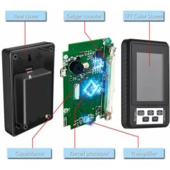 Contatore Geiger Digitale LCD Da 2,8 Pollici Rilevatore Di Radiazioni Nucleari Geiger Radiazioni Ionizzanti Multifunzionali β γ E Tester A Raggi X (bianco) 9 Contatore Geiger Digitale LCD Da 2,8 Pollici Rilevatore Di Radiazioni Nucleari Geiger Radiazioni Ionizzanti Multifunzionali β γ E Tester A Raggi X (bianco) -ProSald Italia 98707987 3