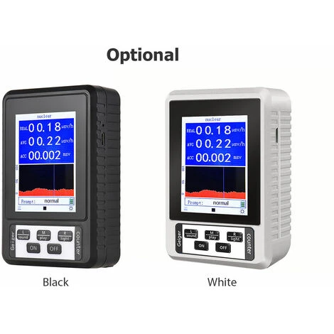 Contatore Geiger Digitale LCD Da 2,8 Pollici Rilevatore Di Radiazioni Nucleari Geiger Radiazioni Ionizzanti Multifunzionali β γ E Tester A Raggi X (bianco) 6 Contatore Geiger Digitale LCD Da 2,8 Pollici Rilevatore Di Radiazioni Nucleari Geiger Radiazioni Ionizzanti Multifunzionali β γ E Tester A Raggi X (bianco) - immagine 4