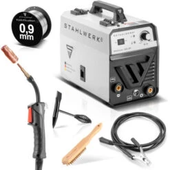 STAHLWERK Mini FLUX 120 ST Saldatrice A Filo Continuo 120 A Saldatura Senza Gas Di Protezione
