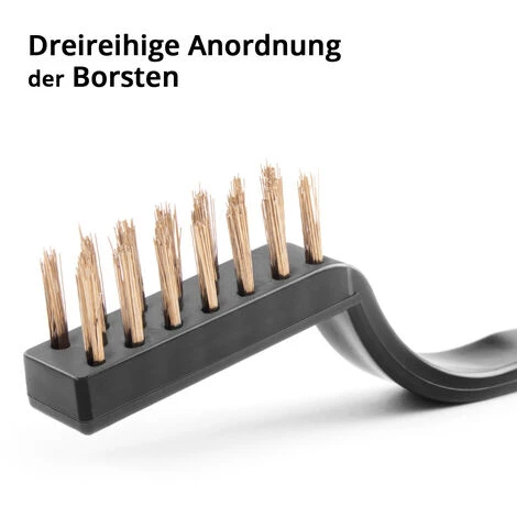 Set Di Spazzole Metalliche STAHLWERK Da 180 Mm (7 Pollici) Set Di 3 Pezzi Composto Da Spazzola In Ottone, Spazzola In Acciaio E Spazzola In Nylon Per Una Pulizia Efficace Delle Superfici. 5 Set Di Spazzole Metalliche STAHLWERK Da 180 Mm (7 Pollici) Set Di 3 Pezzi Composto Da Spazzola In Ottone, Spazzola In Acciaio E Spazzola In Nylon Per Una Pulizia Efficace Delle Superfici. - immagine 3