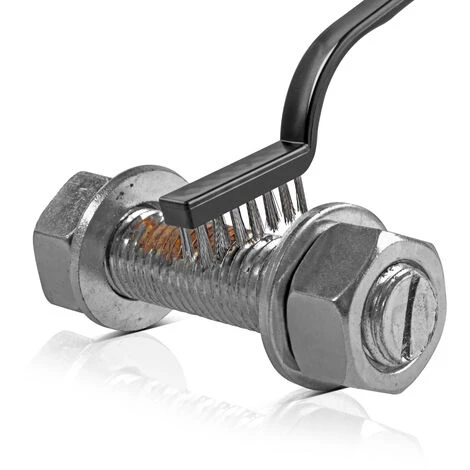 Set Di Spazzole Metalliche STAHLWERK Da 180 Mm (7 Pollici) Set Di 3 Pezzi Composto Da Spazzola In Ottone, Spazzola In Acciaio E Spazzola In Nylon Per Una Pulizia Efficace Delle Superfici. 7 Set Di Spazzole Metalliche STAHLWERK Da 180 Mm (7 Pollici) Set Di 3 Pezzi Composto Da Spazzola In Ottone, Spazzola In Acciaio E Spazzola In Nylon Per Una Pulizia Efficace Delle Superfici. - immagine 5