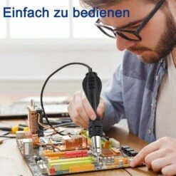 Stazione Di Saldatura Ad Aria Calda, Saldatura Ad Aria Calda Da 700 W, Stazione Di Rilavorazione Per Saldatura Ad Aria Calda LED Display Digitale 100-480°C, Stazione Di Rilavorazione Ad Aria Calda Con -ProSald Italia 99776610 5