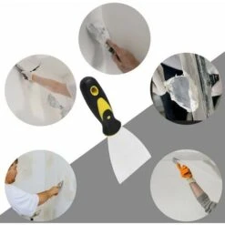 Spatola In Acciaio Inossidabile 4 Pezzi 2-3-4-5 Pollici (giallo Nero) -ProSald Italia 99779200 4