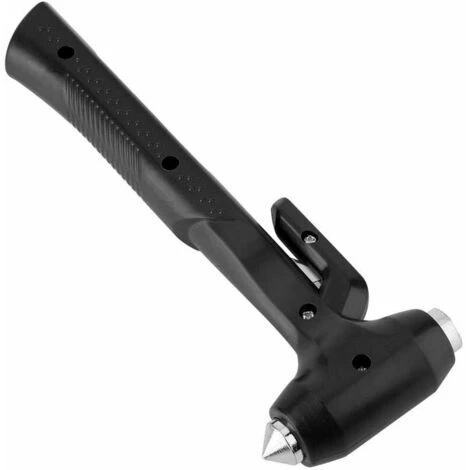 Martello Di Sicurezza - Martello Di Emergenza Martello Di Sicurezza Per Auto Strumento Di Fuga Di Emergenza Taglia Cinture Di Sicurezza In Acciaio Taglia Vetri (nero) 4 Martello Di Sicurezza - Martello Di Emergenza Martello Di Sicurezza Per Auto Strumento Di Fuga Di Emergenza Taglia Cinture Di Sicurezza In Acciaio Taglia Vetri (nero) - immagine 2