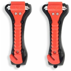 Martelli Di Emergenza Da 2 Pezzi Con Taglierina Per Cintura Di Sicurezza Per Rompivetro, Martello Di Sicurezza Per Auto, Strumenti Di Fuga Automatica